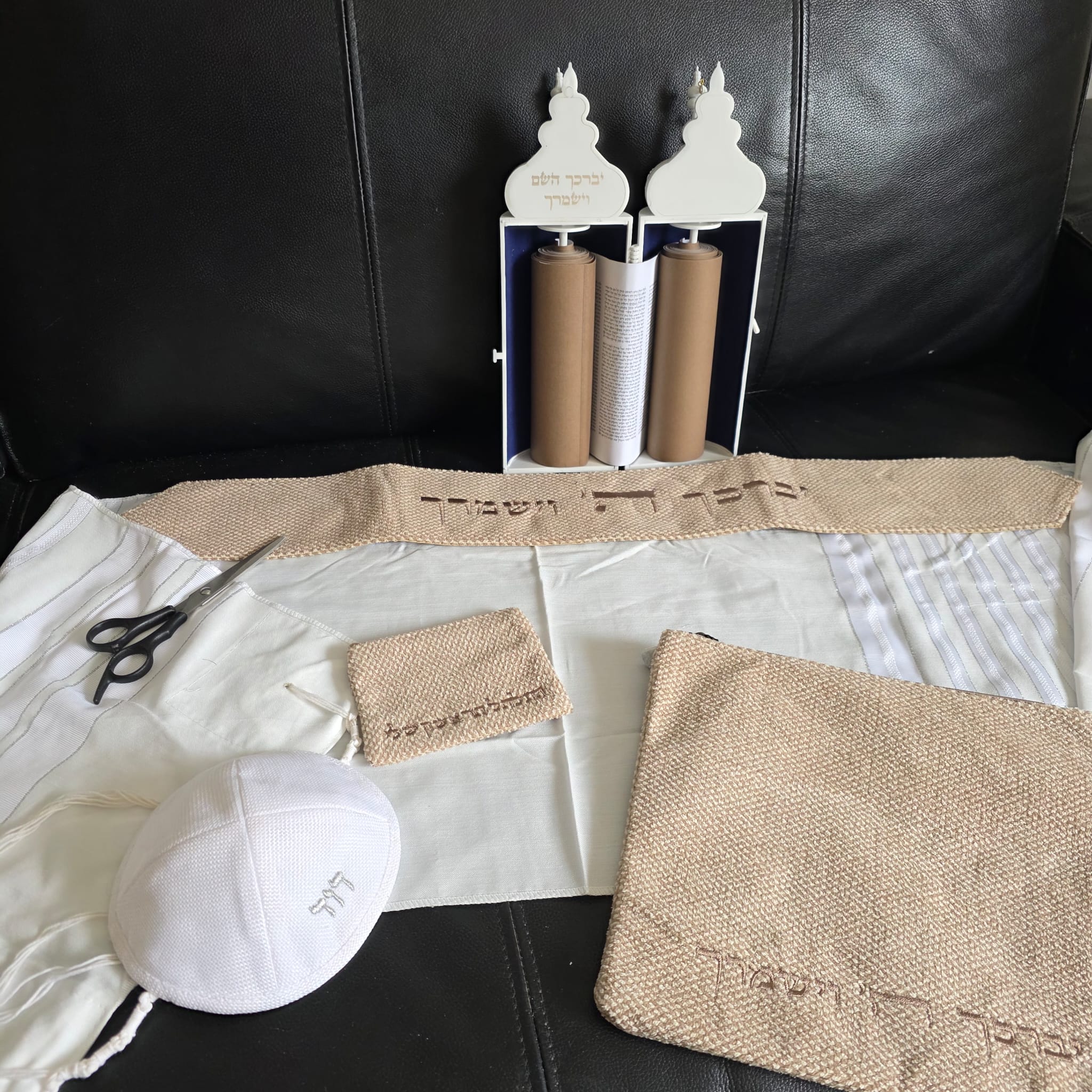 סט חלאקה שלם – חום